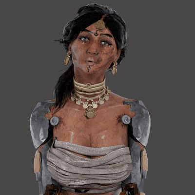 Sexy Indian Gladiator Cyborg