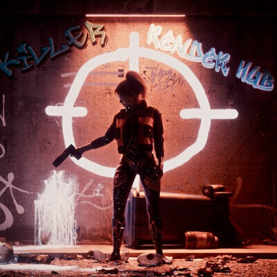 Graffiti Painted in Blood