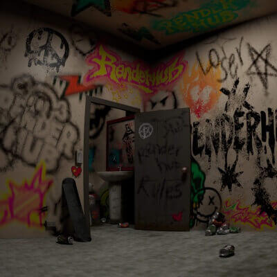 Grunge scene 
