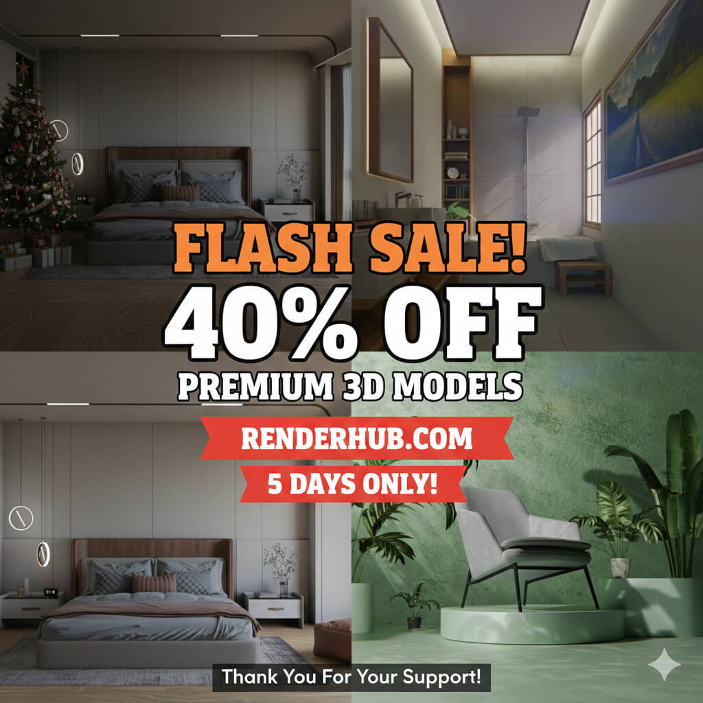 Elevate Your Renders with 40% Off Premium Assets! | RenderHub Forum