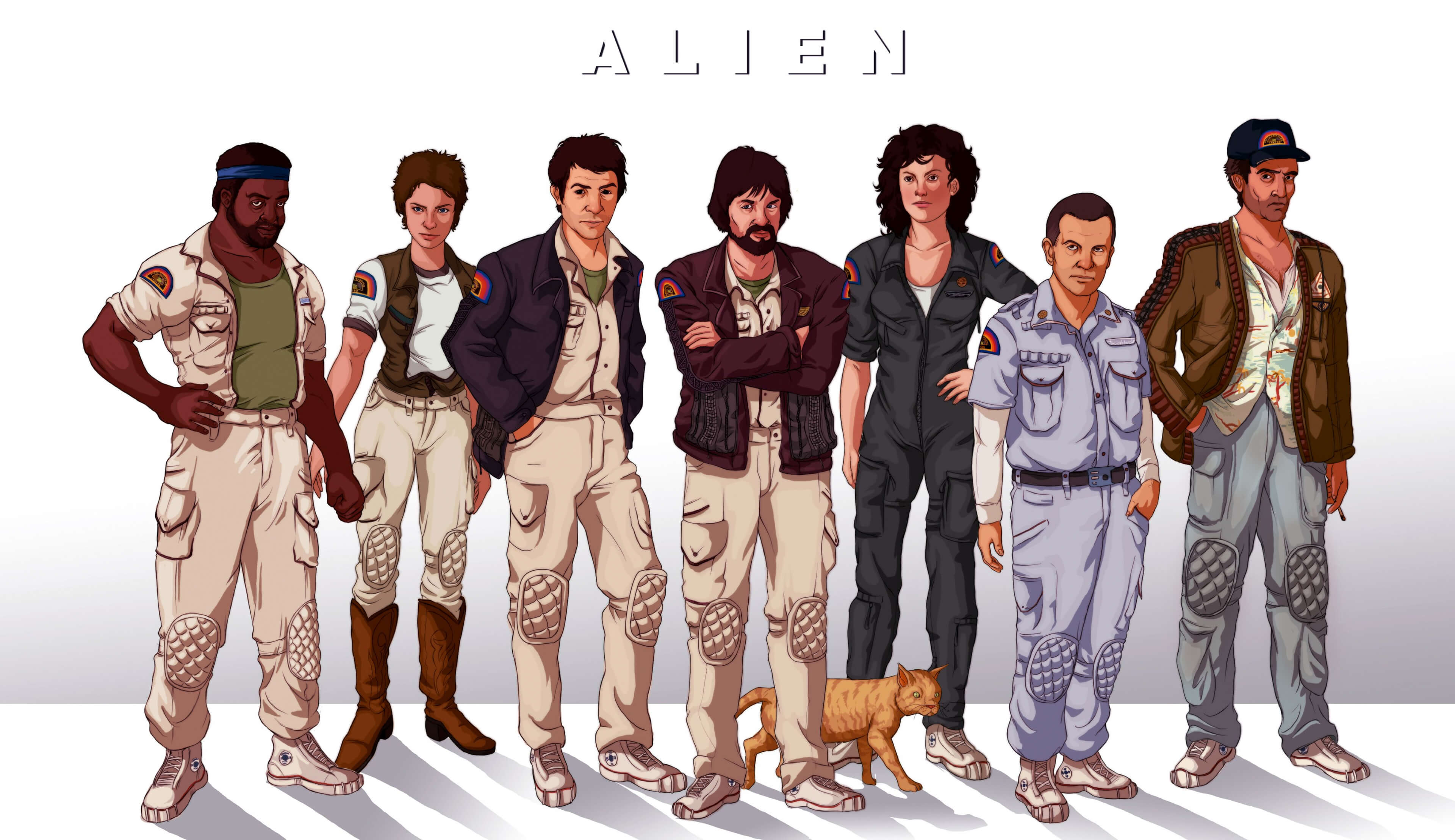 Nostromo Crew from Alien 1979 | RenderHub Forum