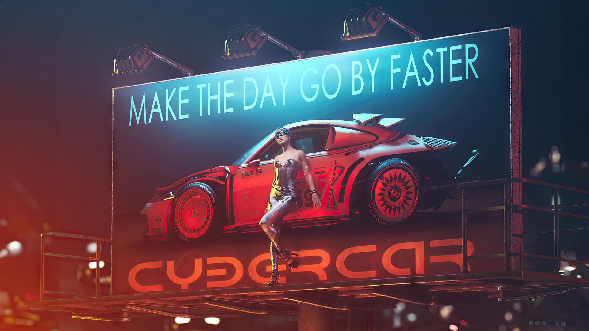 Cybercar Ad by francobel | RenderHub Wallpapers
