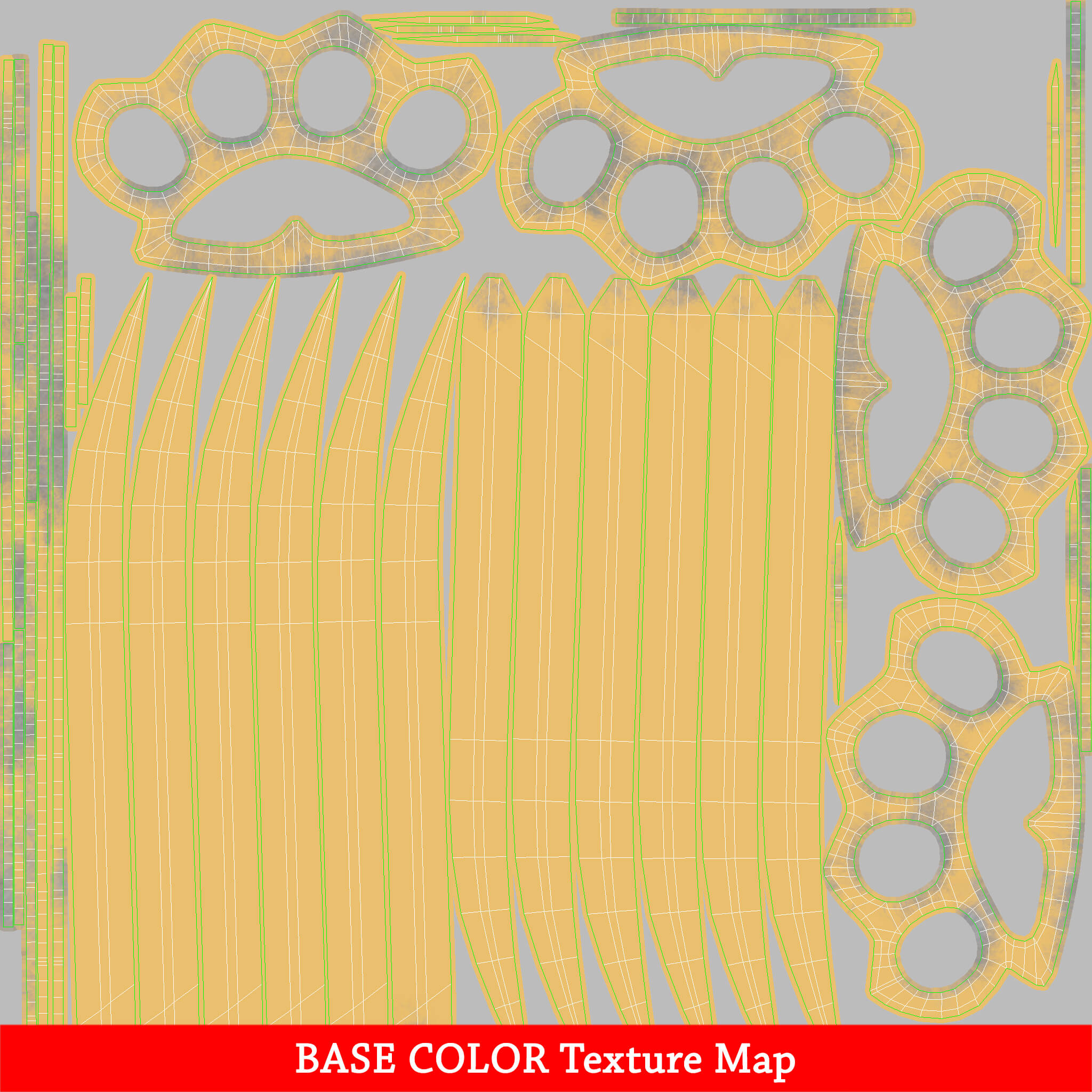 Brass Knuckles With Knife Claws 3D Model by Franklin Fireheart