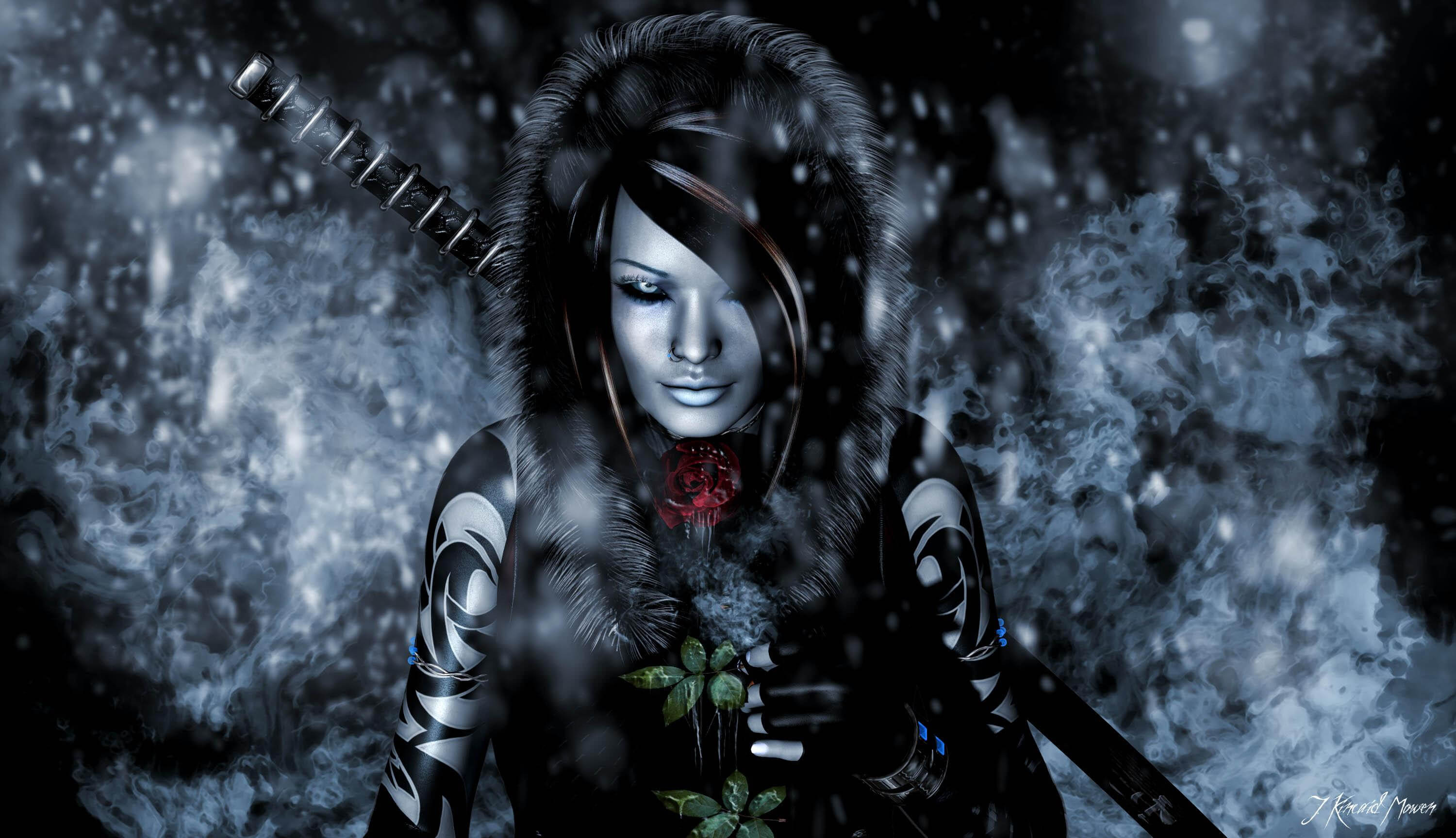 Shimo 3D Render, Digital Art by FraxuredDreamz