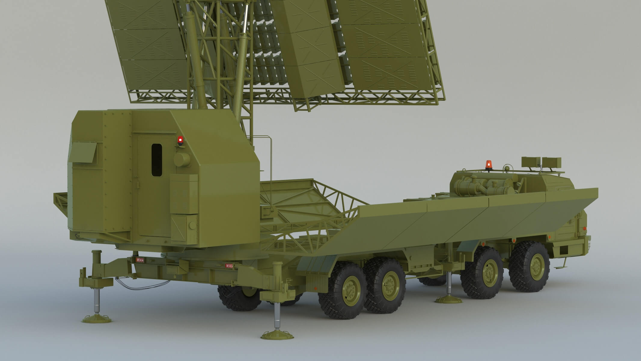 55Zh6Me Nebo M RlmDe LBand Radar System 3D Model by frezzy