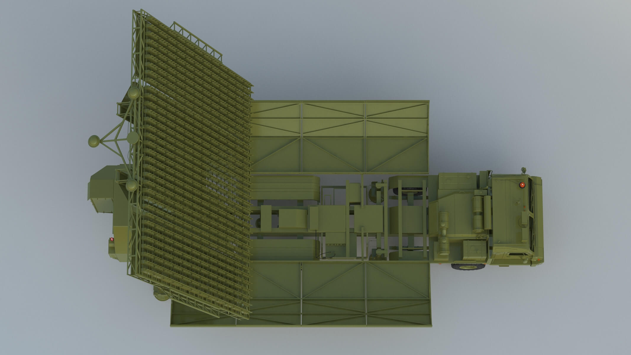 55Zh6Me Nebo M RlmDe LBand Radar System 3D Model by frezzy