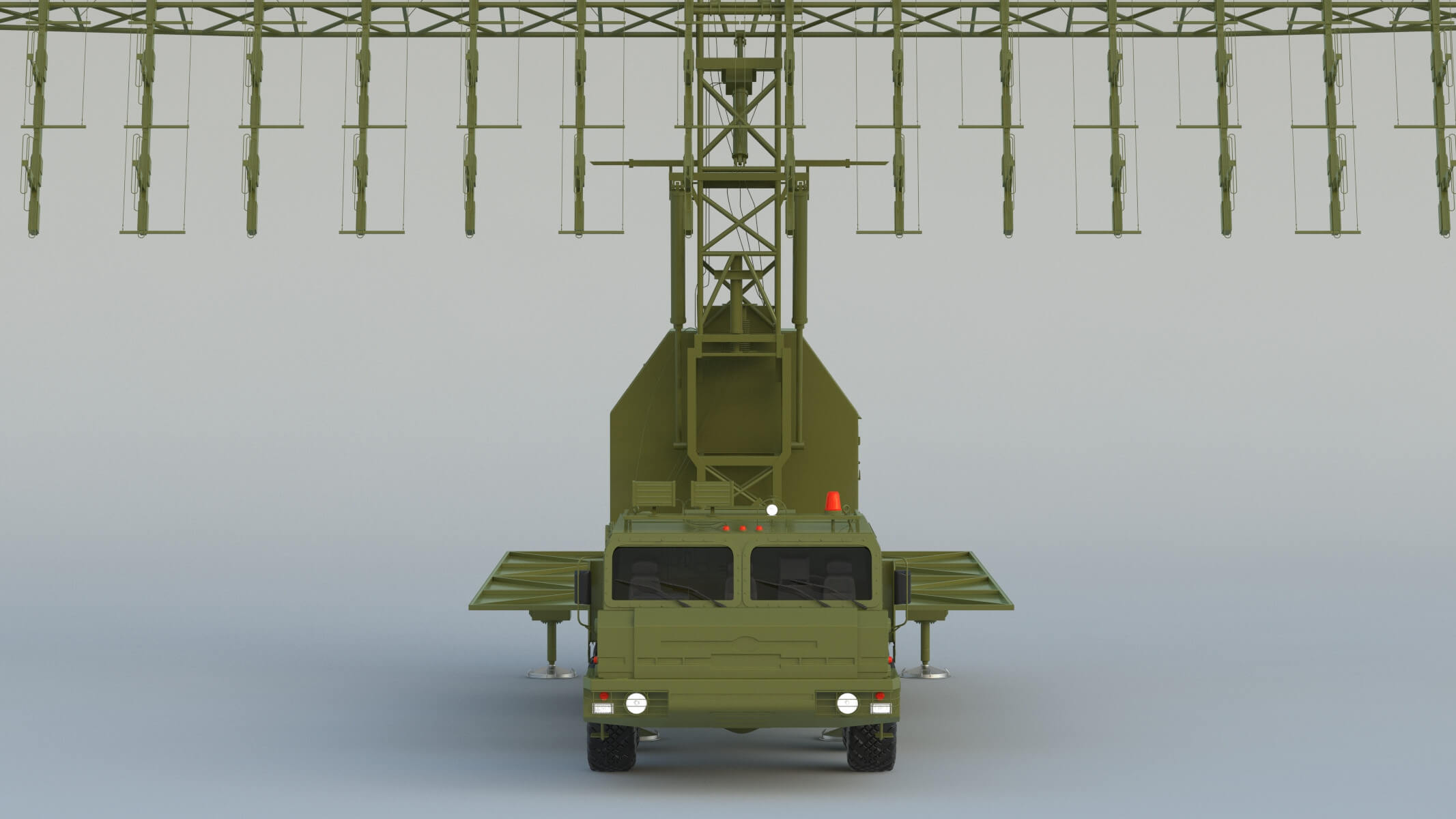 55Zh6ME Nebo M RLMMe VHFBand Radar System 3D Model by frezzy