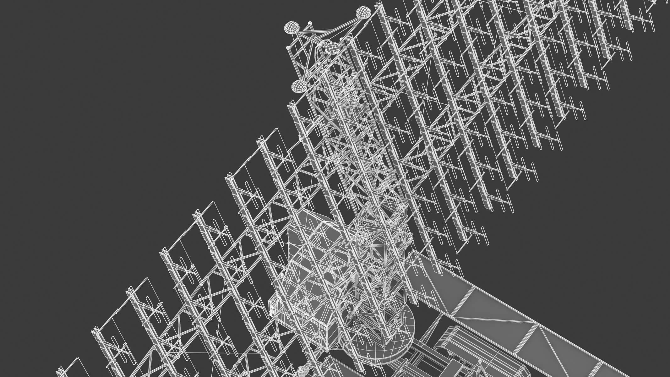 55Zh6ME Nebo M RLMMe VHFBand Radar System 3D Model by frezzy