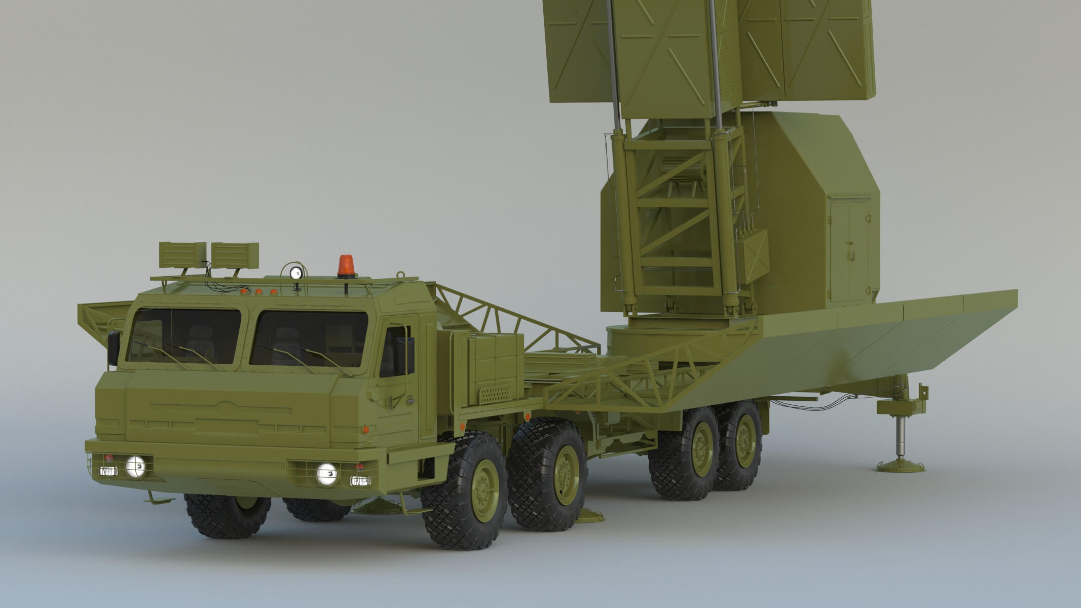 55Zh6Me Nebo M RLMS LBand Radar System 3D Model by frezzy
