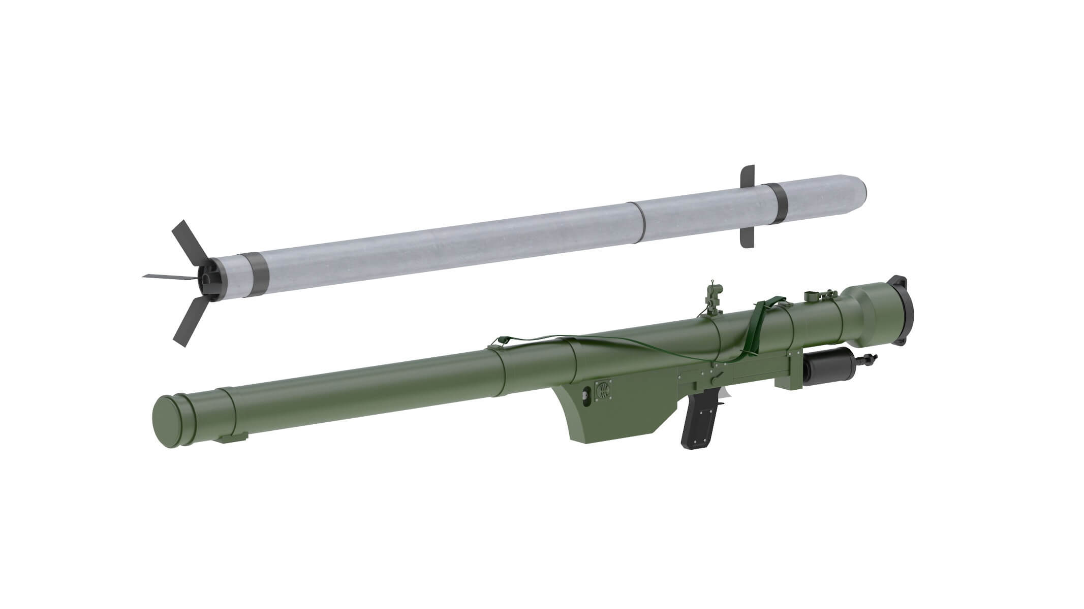 9K32 Strela2 3D Model by frezzy