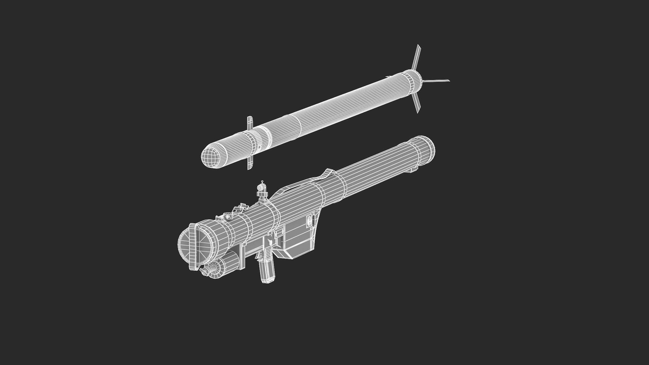 9K32 Strela-2 3D Model by frezzy