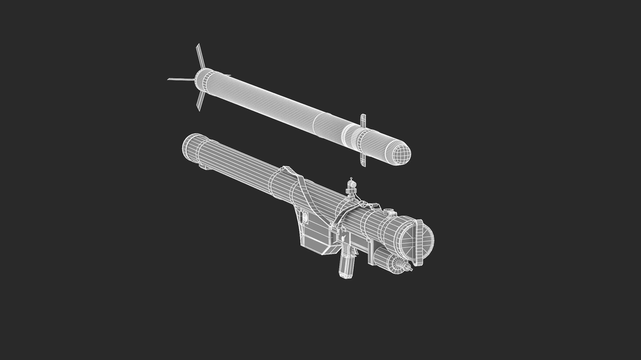 9K32 Strela-2 3D Model by frezzy