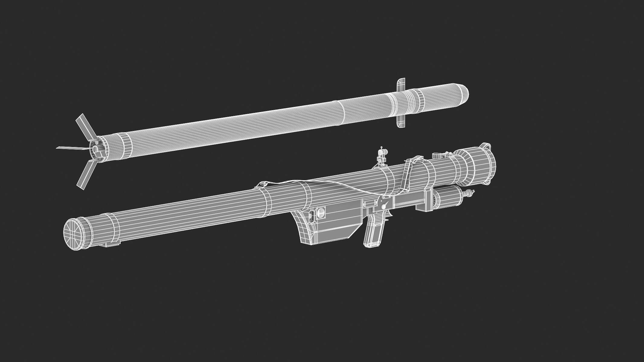 9K32 Strela-2 3D Model by frezzy