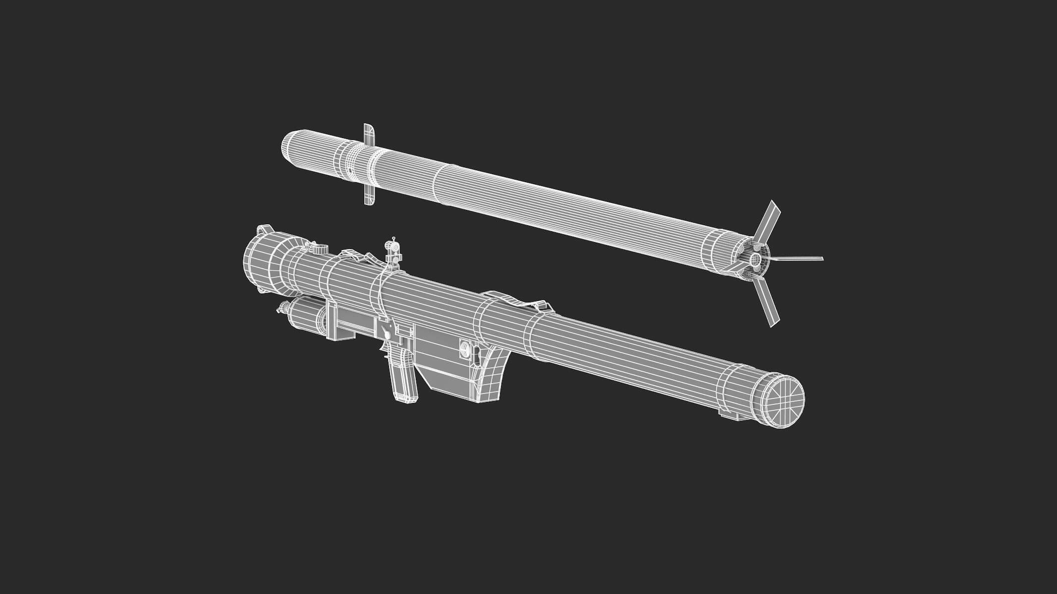 9K32 Strela-2 3D Model by frezzy
