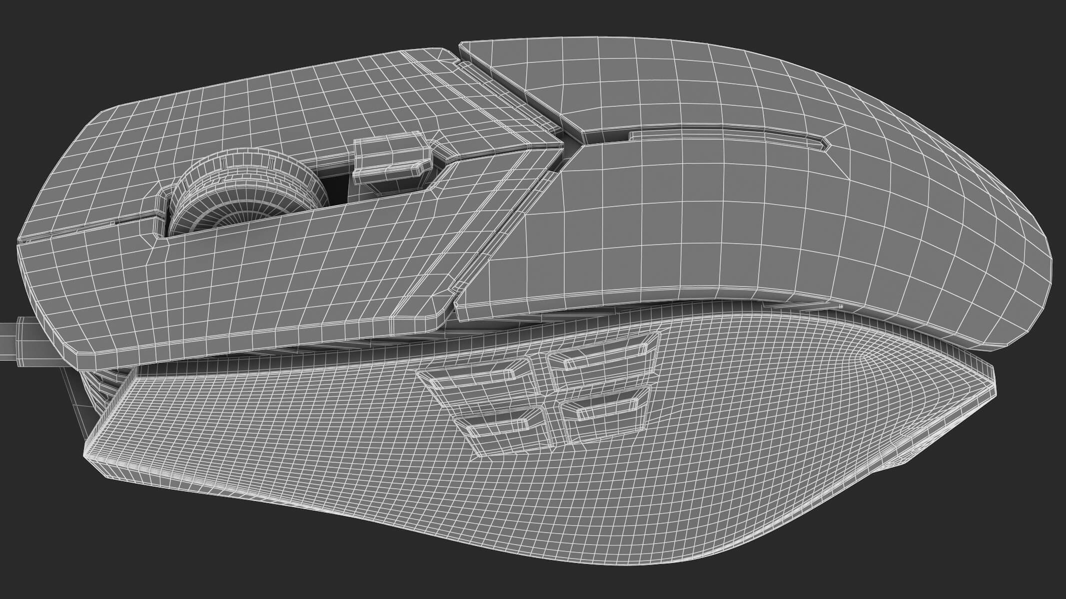 Alienware Elite Gaming Mouse AW959 3D Model by frezzy