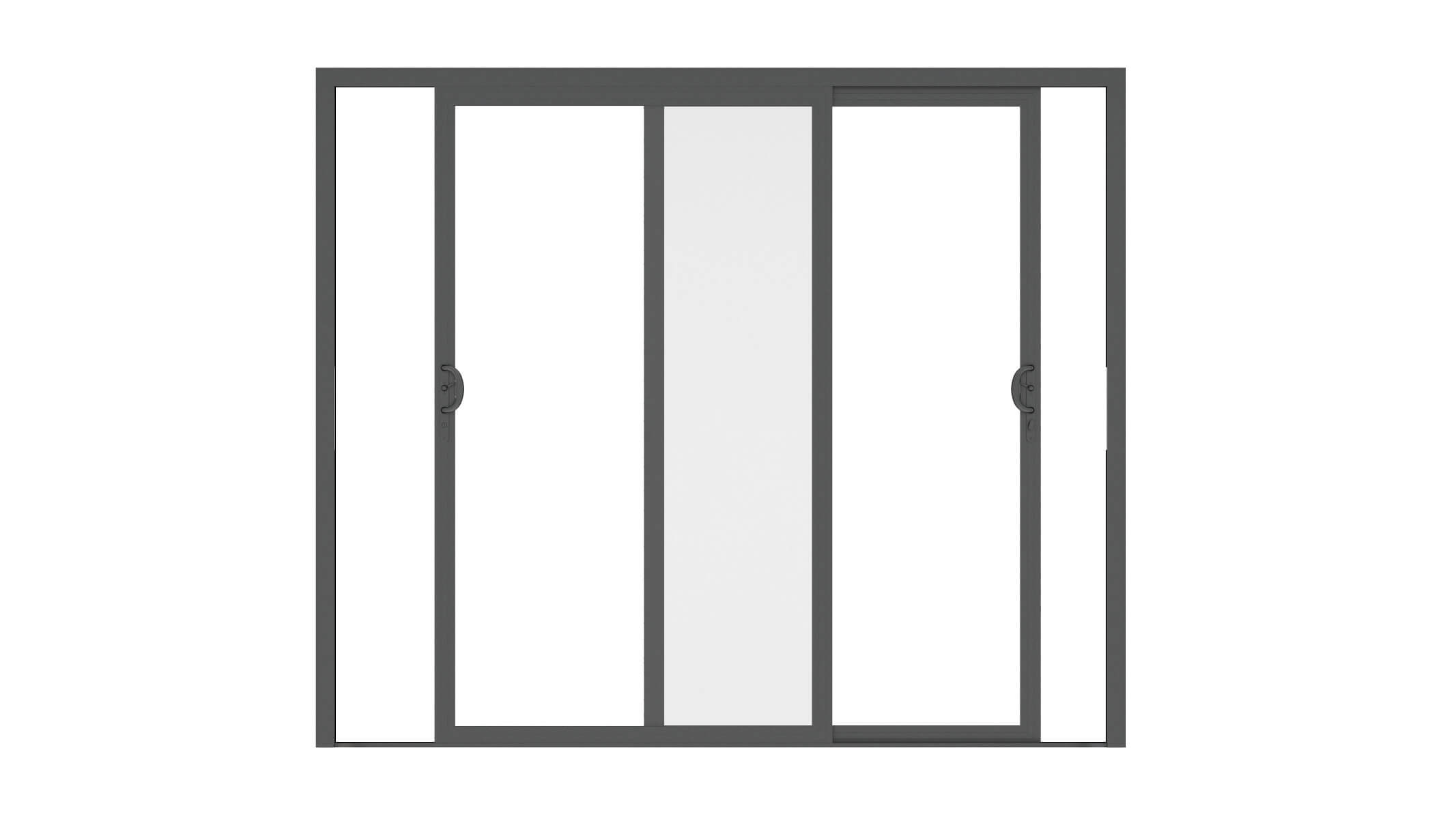 Aluminium Door 06 - 3D Model by frezzy