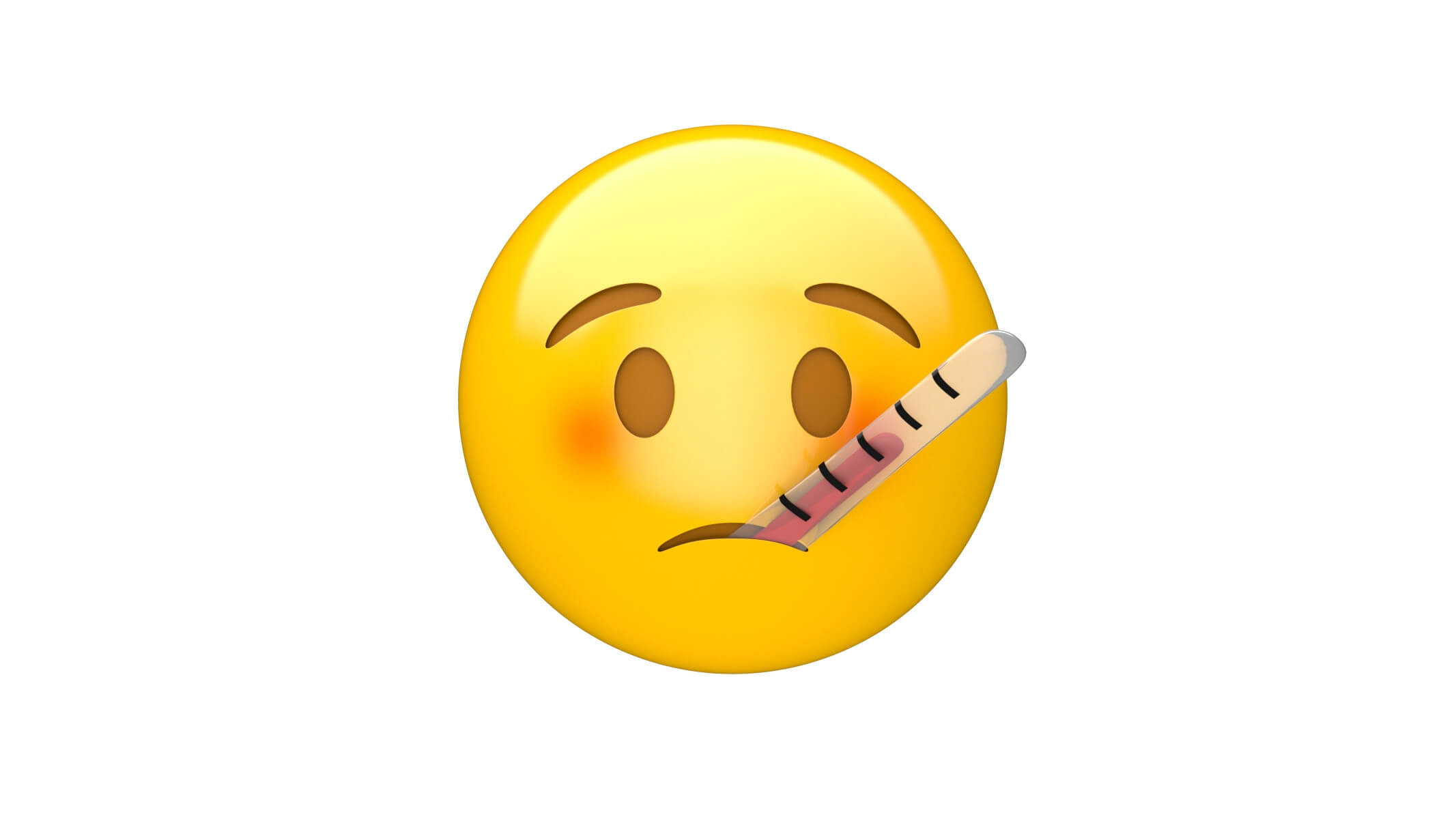 Face With Thermometer 3D Model by frezzy