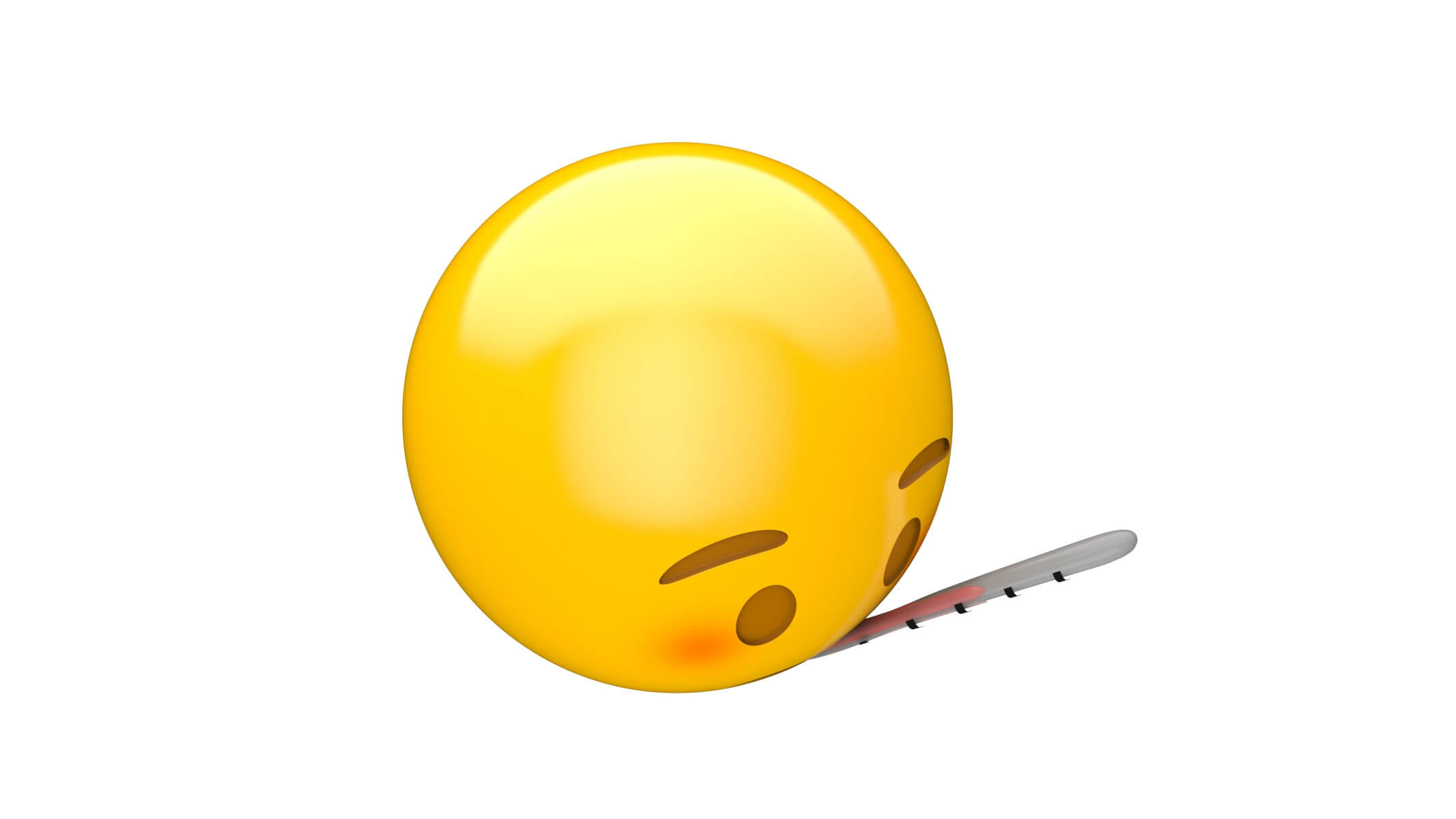 Face With Thermometer 3D Model by frezzy