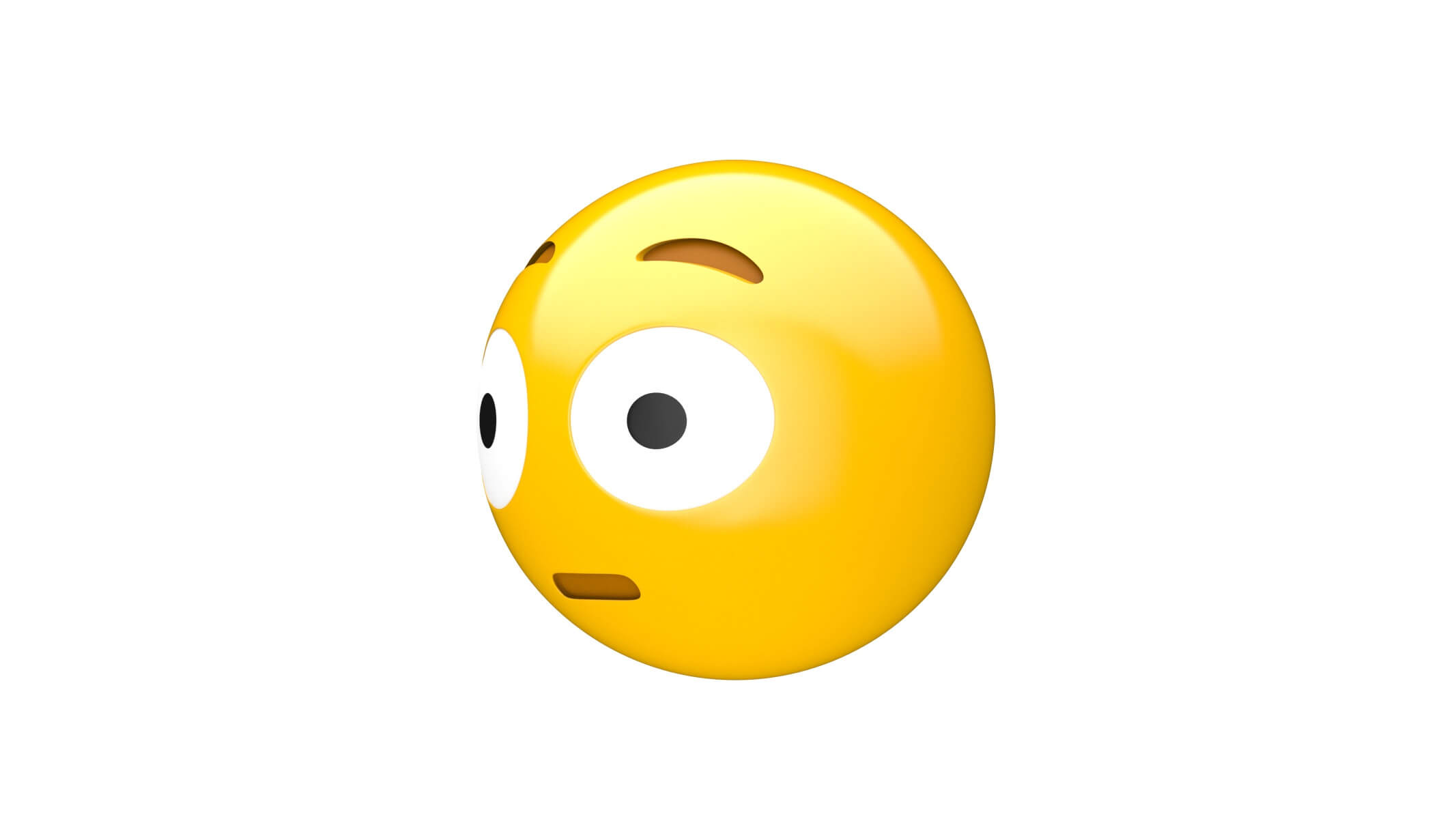 Flushed Face 3D Model by frezzy