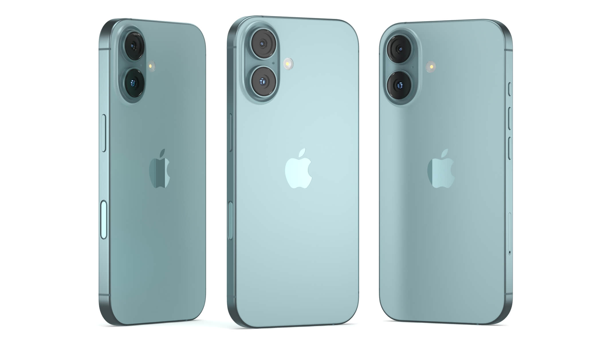 Apple iPhone 16 Teal - 3D Model by frezzy