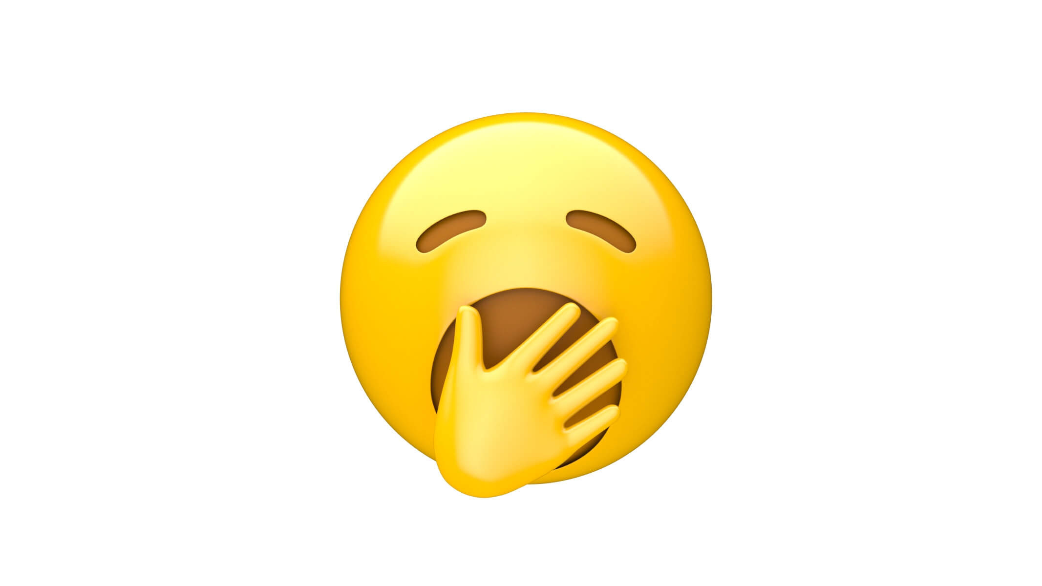 Yawning Face 3D Model by frezzy