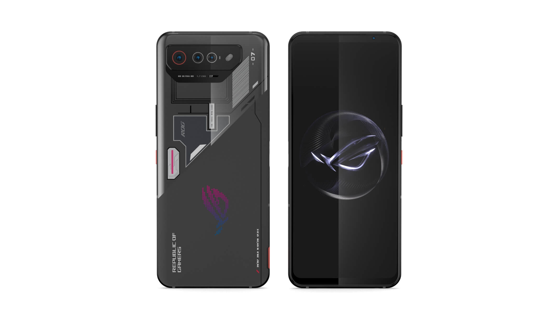 ASUS Rog Phone 7 Black - 3D Model by frezzy