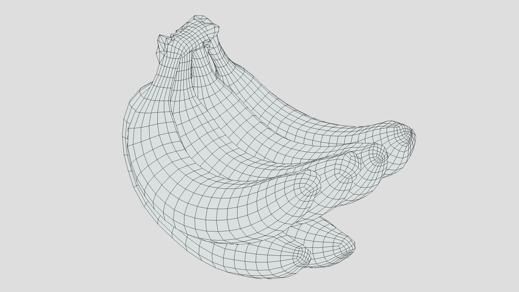 Babanas Low Poly - 3D Model by frezzy