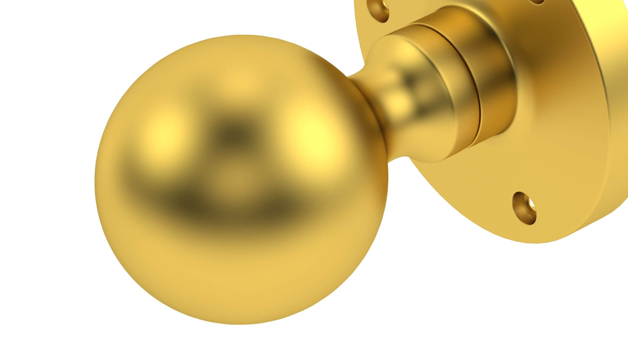 Ball Mortice Door Knob 3D Model by frezzy
