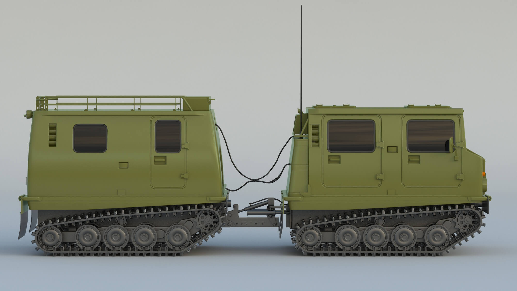 Bandvagn 206 3D Model by frezzy