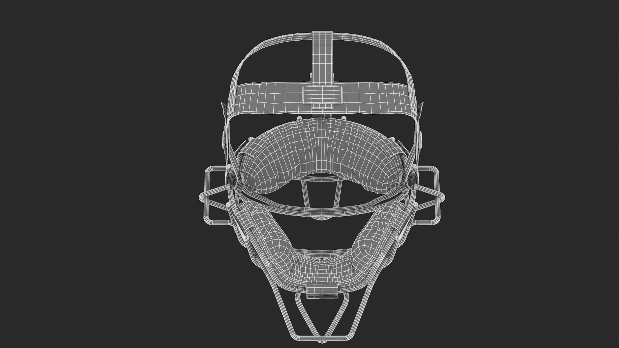 Baseball Catcher Mask 3D Model by frezzy