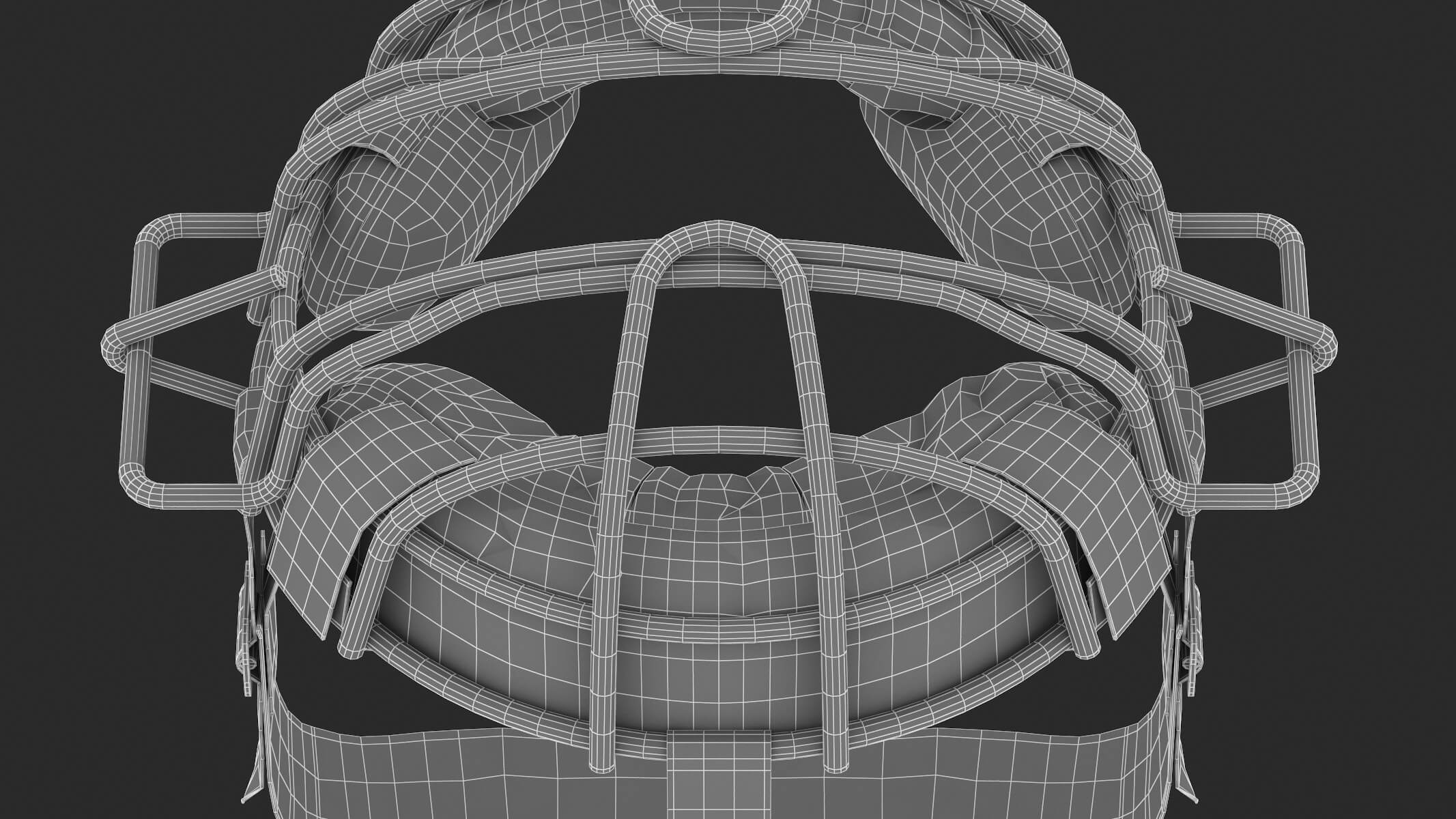 Baseball Catcher Mask 3D Model by frezzy
