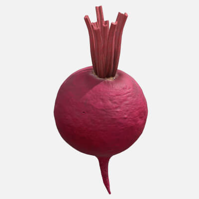 Beetroot Low Poly - 3D Model by frezzy
