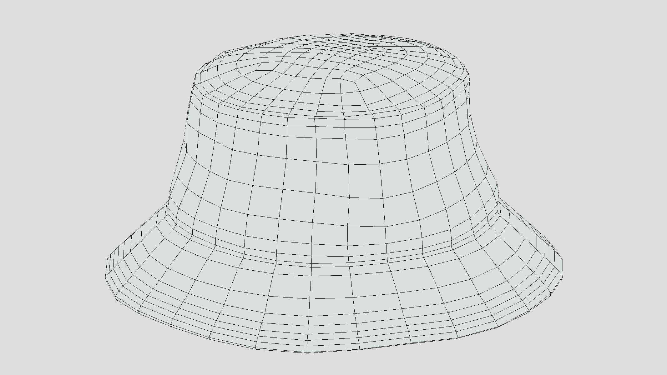 Bucket Hat Low Poly - 3D Model by frezzy