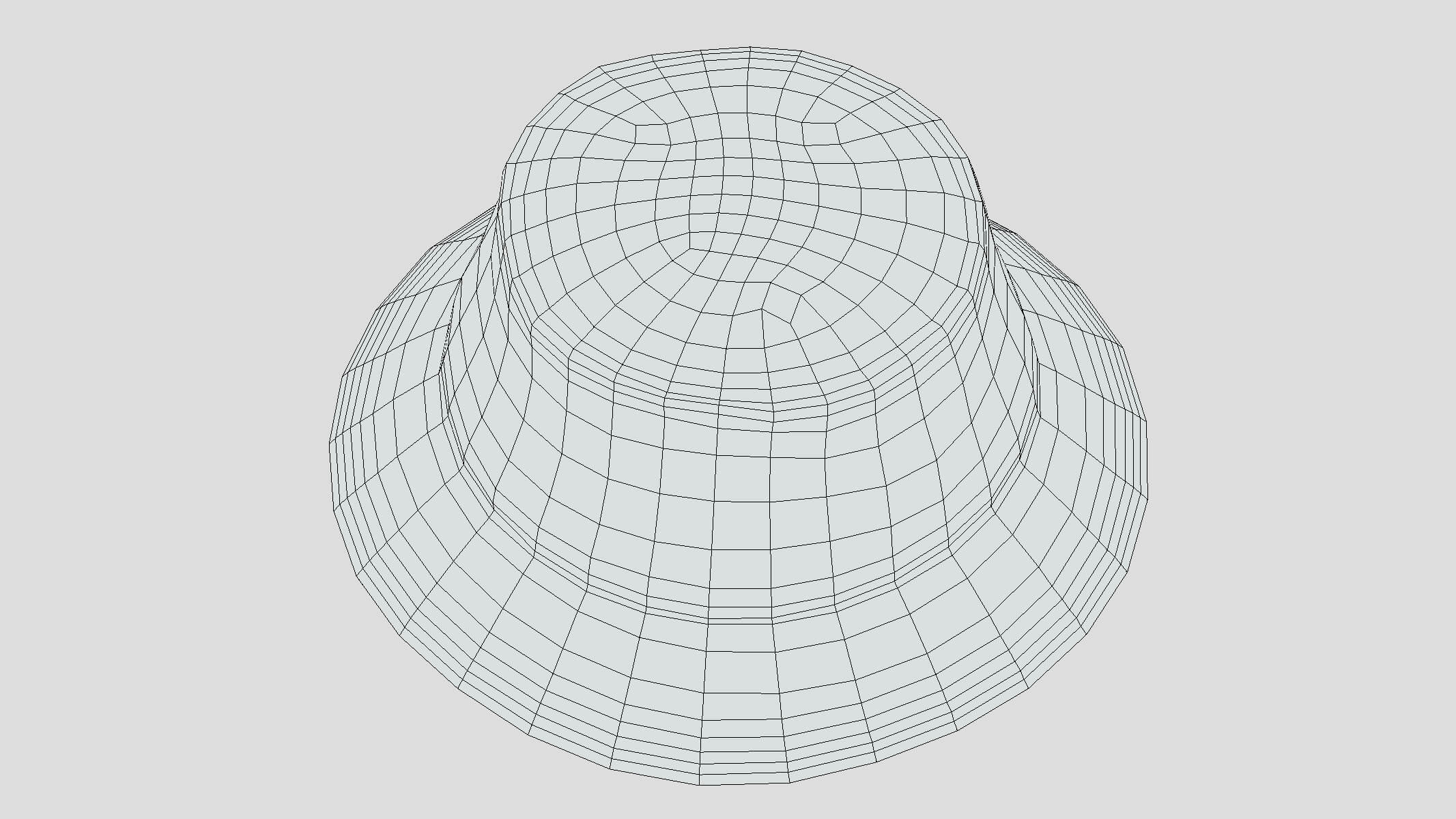 Bucket Hat Low Poly - 3D Model by frezzy