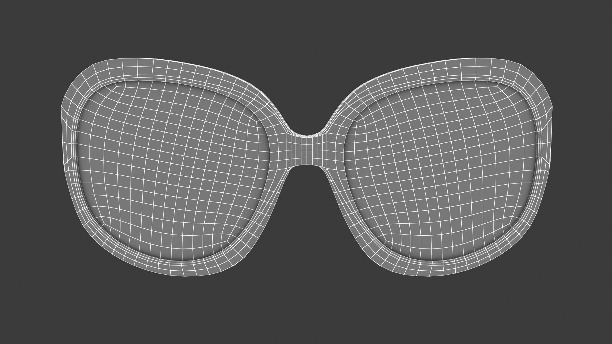 BugEye Glasses 3D Model by frezzy