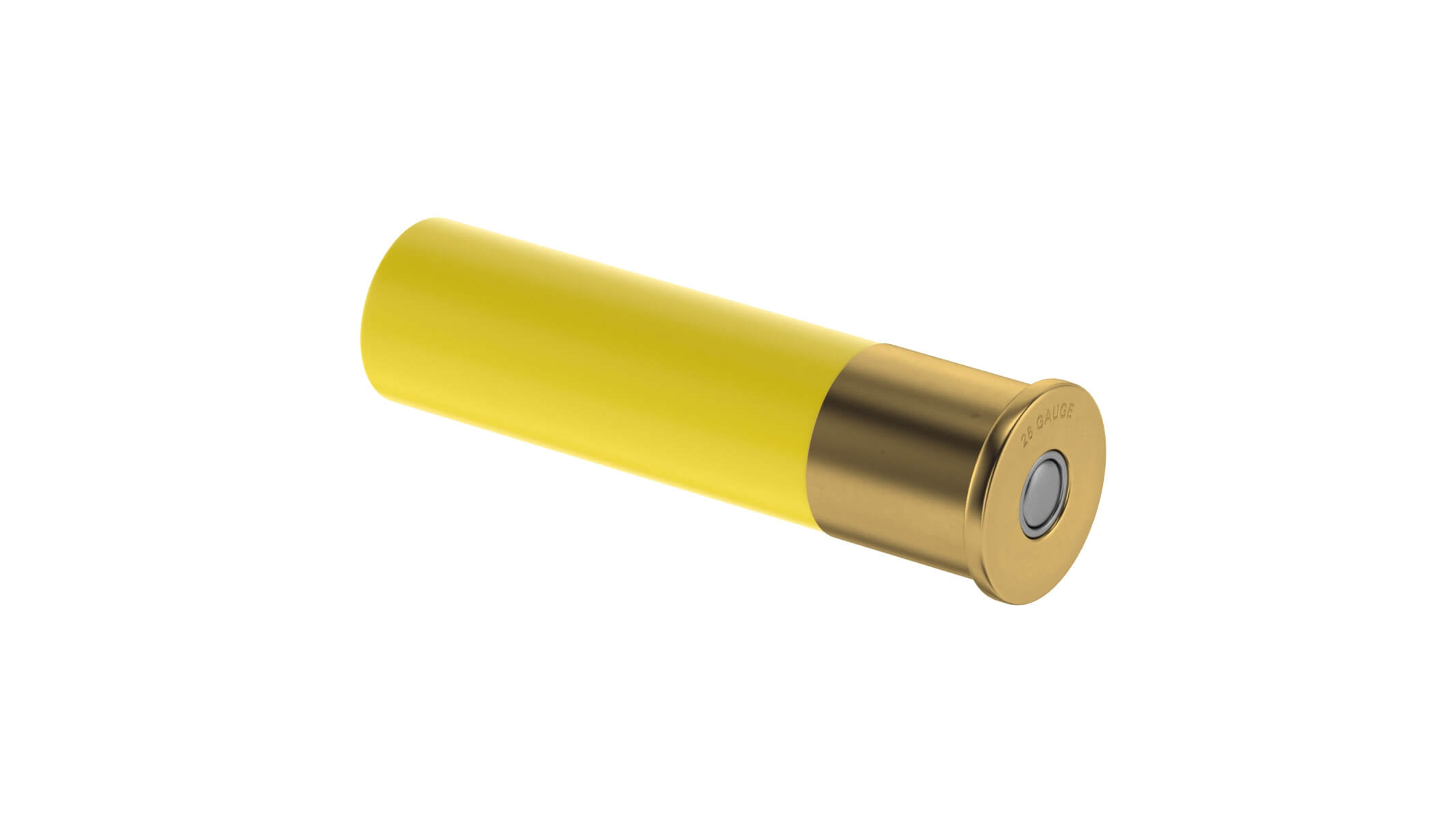 28 Gauge Shotgun Shell 3D Model by frezzy