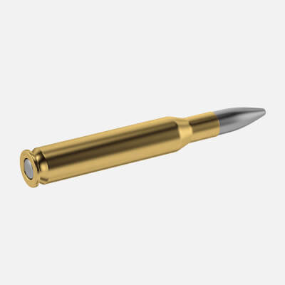 Bullet .30-06 Springfield 3D Model by frezzy