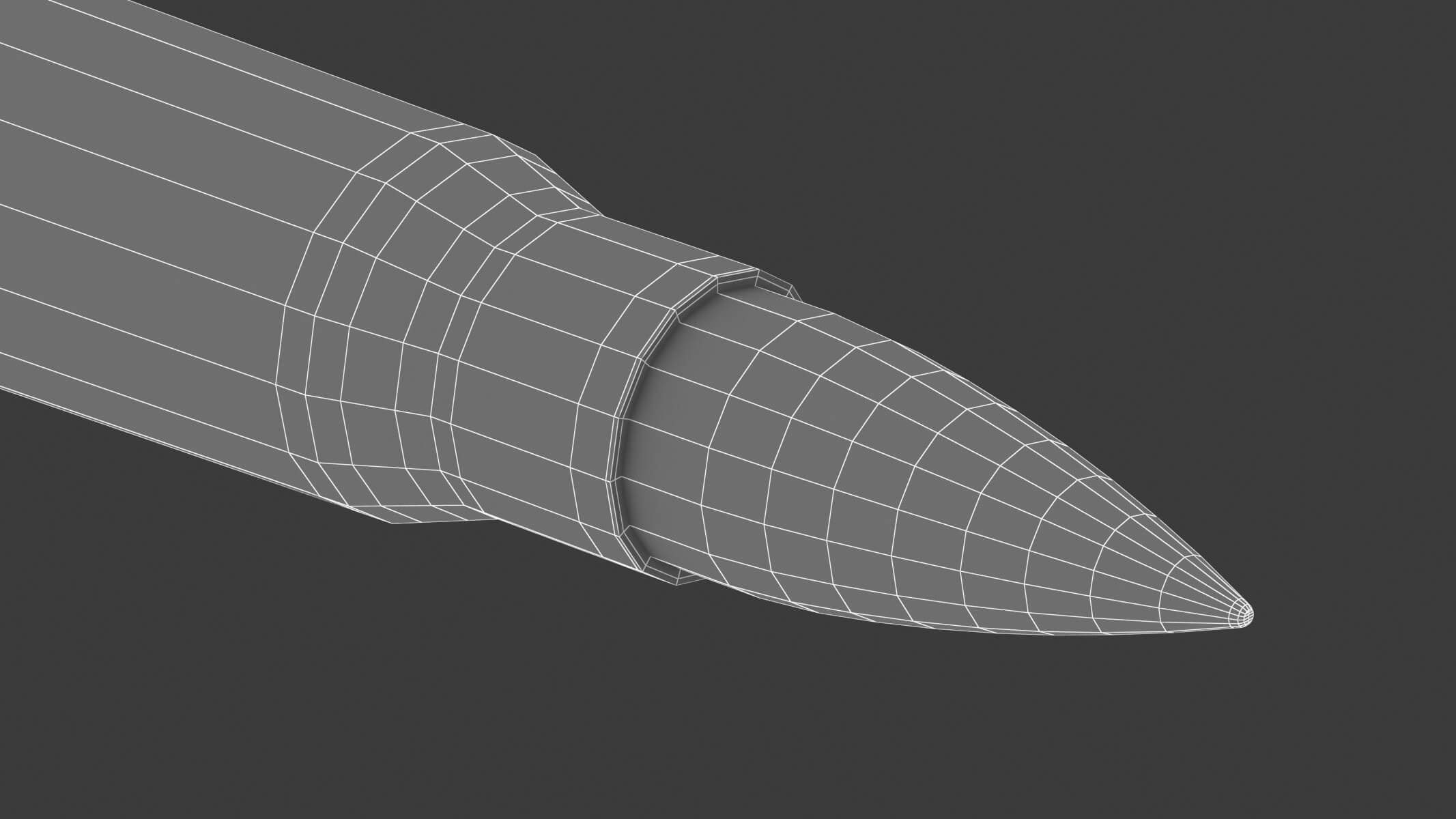 Bullet 7.62x39mm 3D Model by frezzy