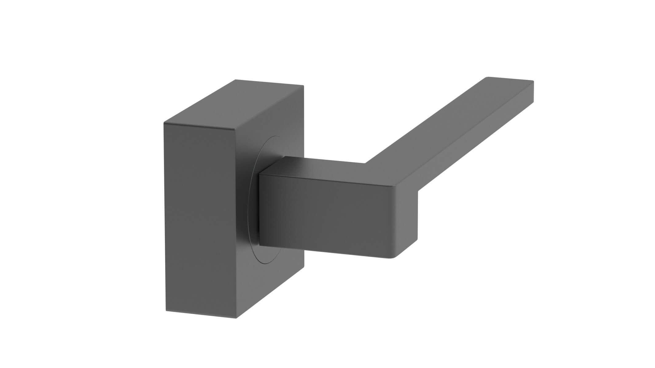 Carlisle Brass Serozzetta Equi Door Handle Matt Black 3D Model by frezzy
