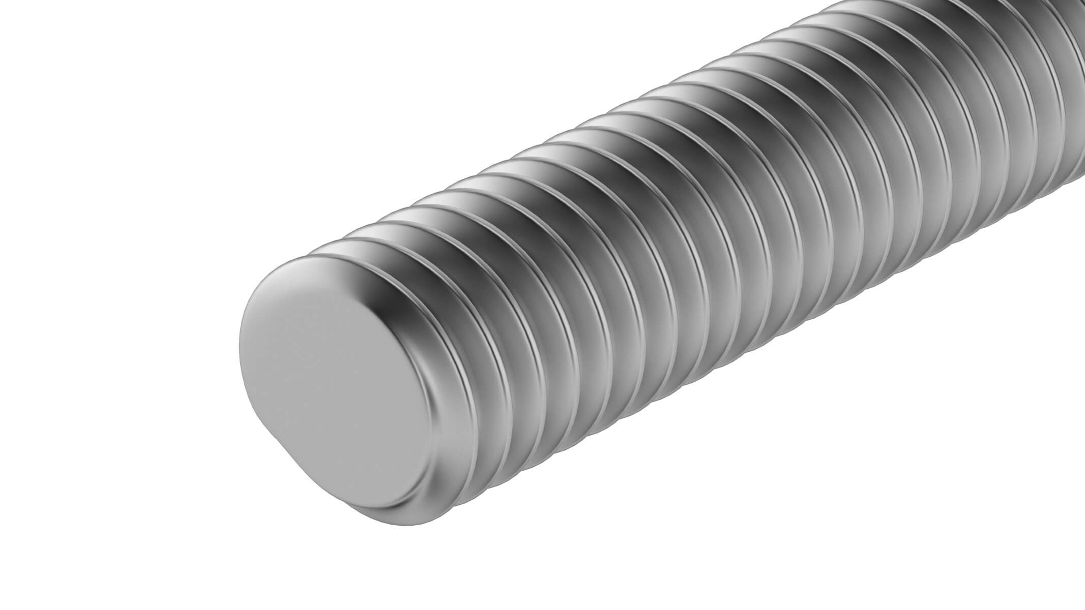 Carriage Bolt 3D Model by frezzy