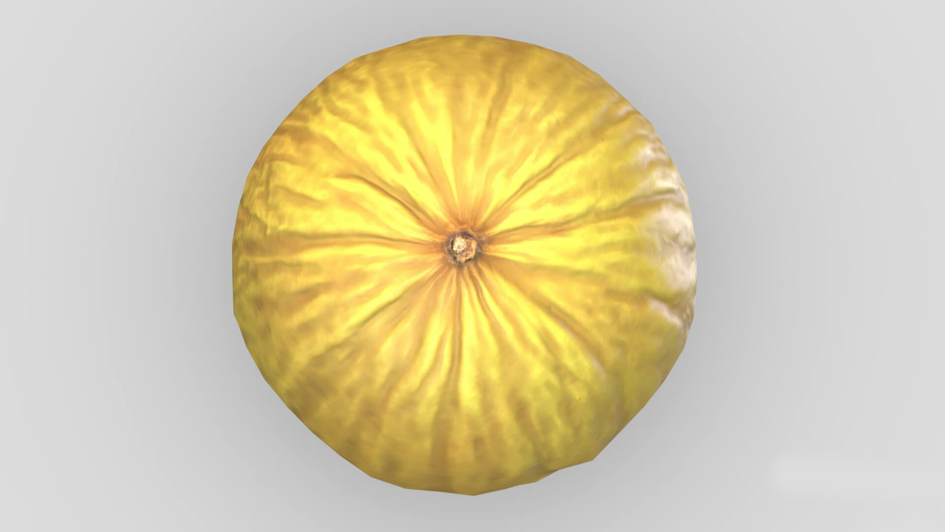 Casaba Melon Low Poly - 3D Model by frezzy