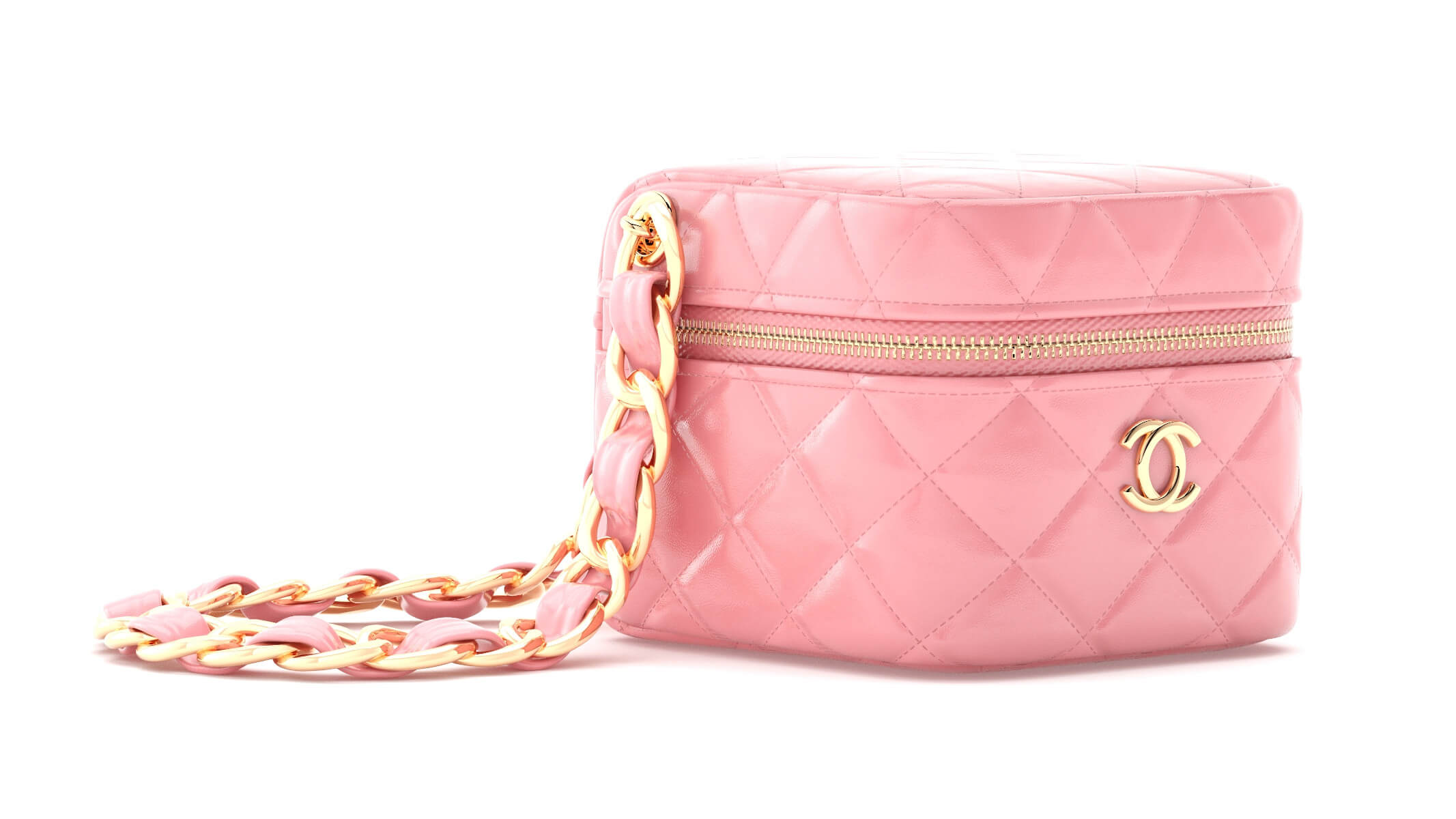 Chanel Clutch With Handle 3D Model by frezzy