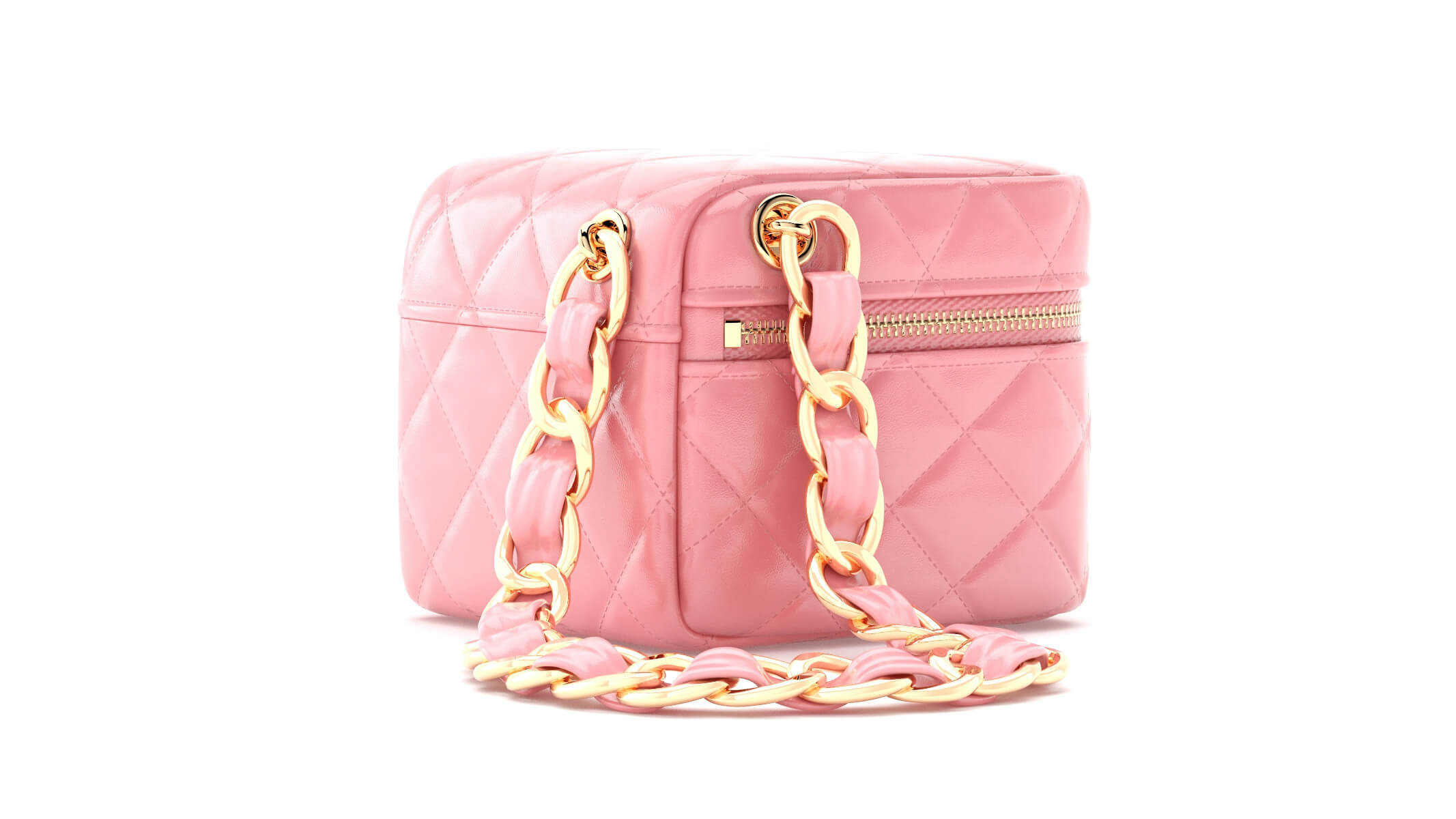 Chanel Clutch With Handle 3D Model by frezzy