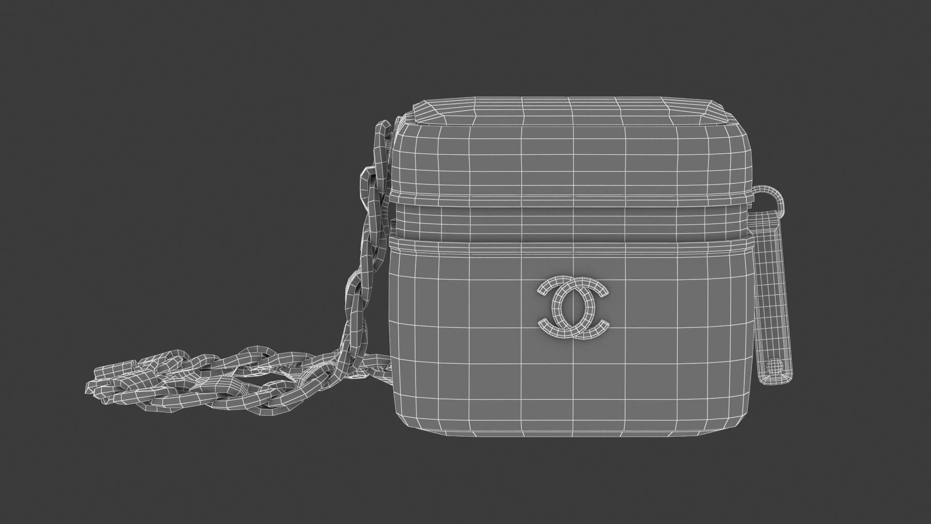 Chanel Clutch With Handle 3D Model by frezzy