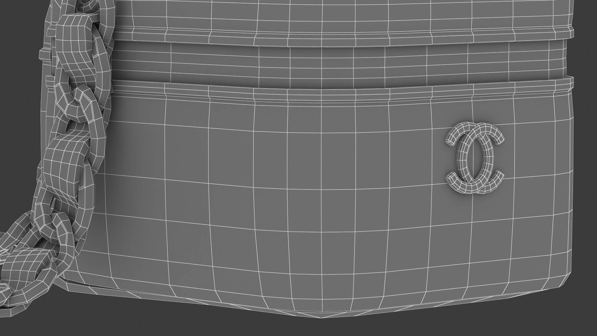 Chanel Clutch With Handle 3D Model by frezzy