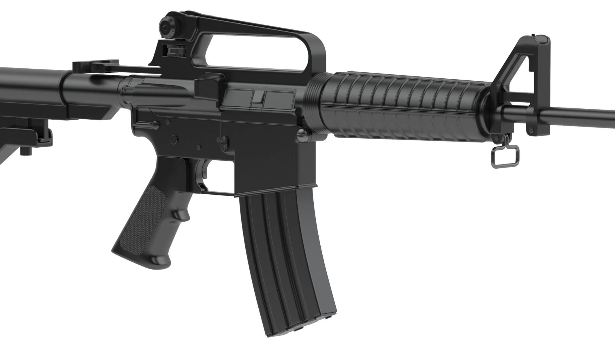 Colt AR15 3D Model by frezzy