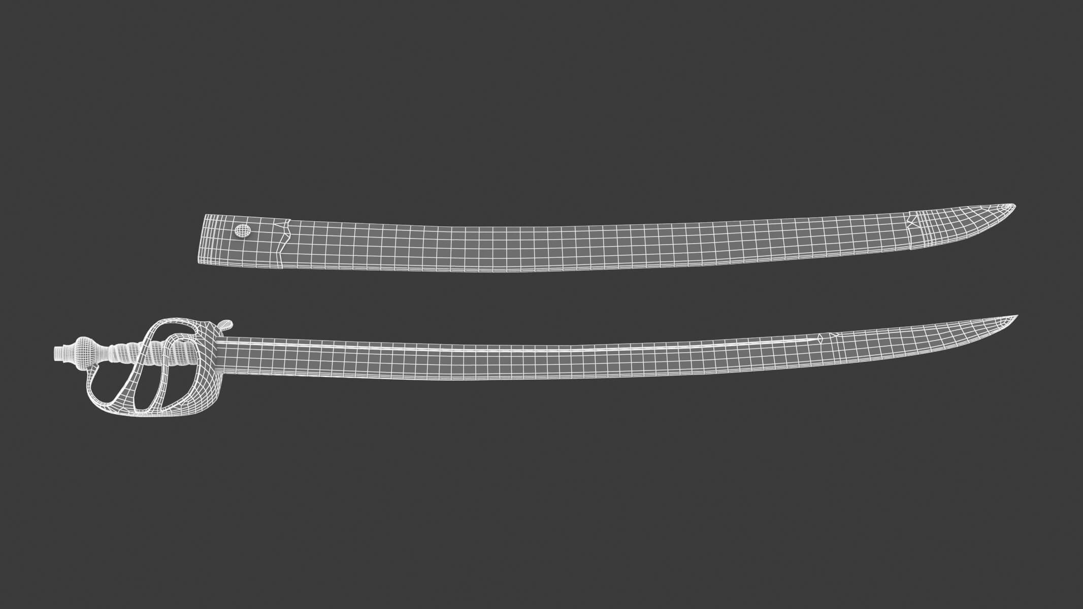 Cutlass - 3D Model by frezzy