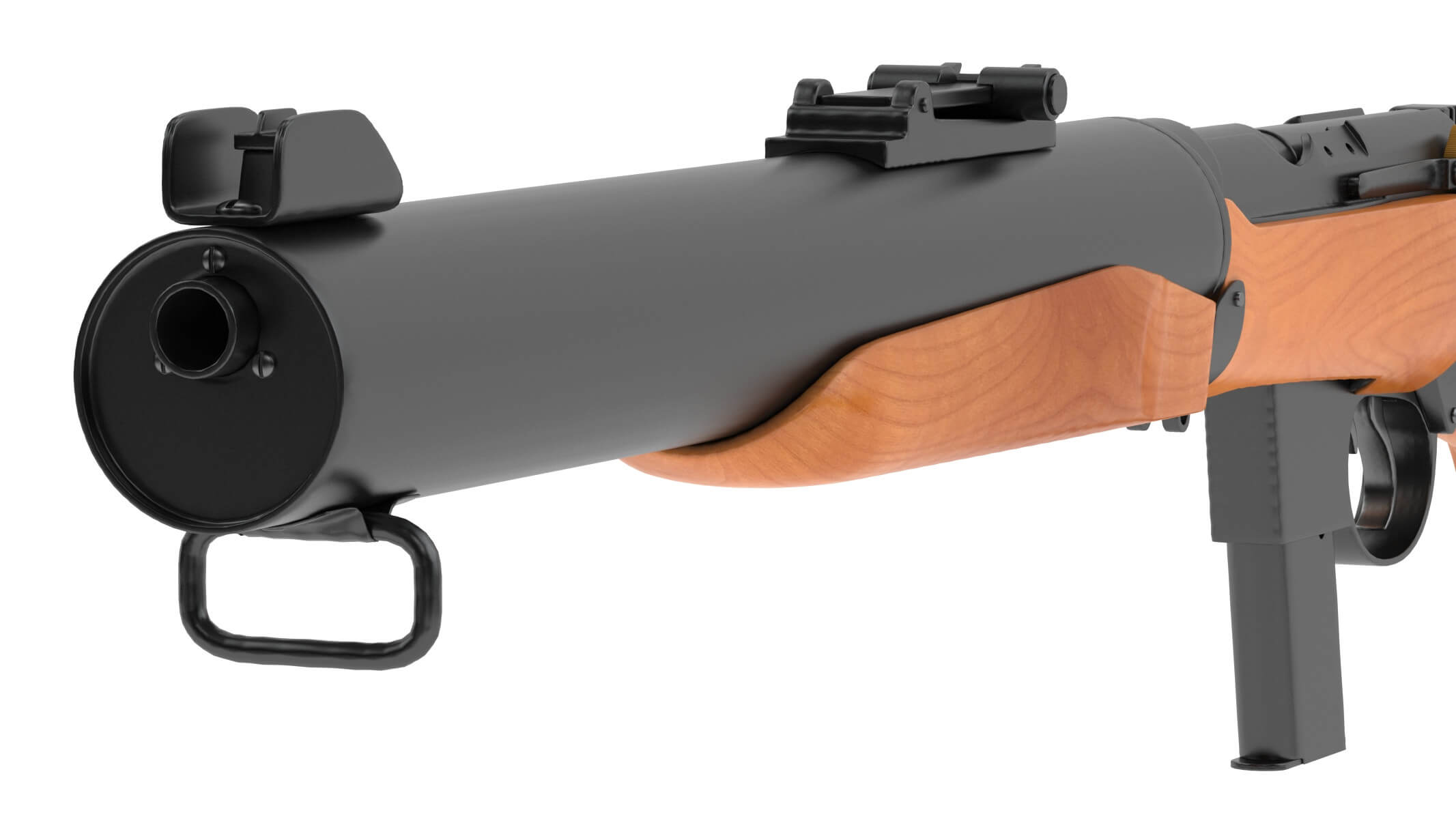 De Lisle Carbine 3D Model by frezzy