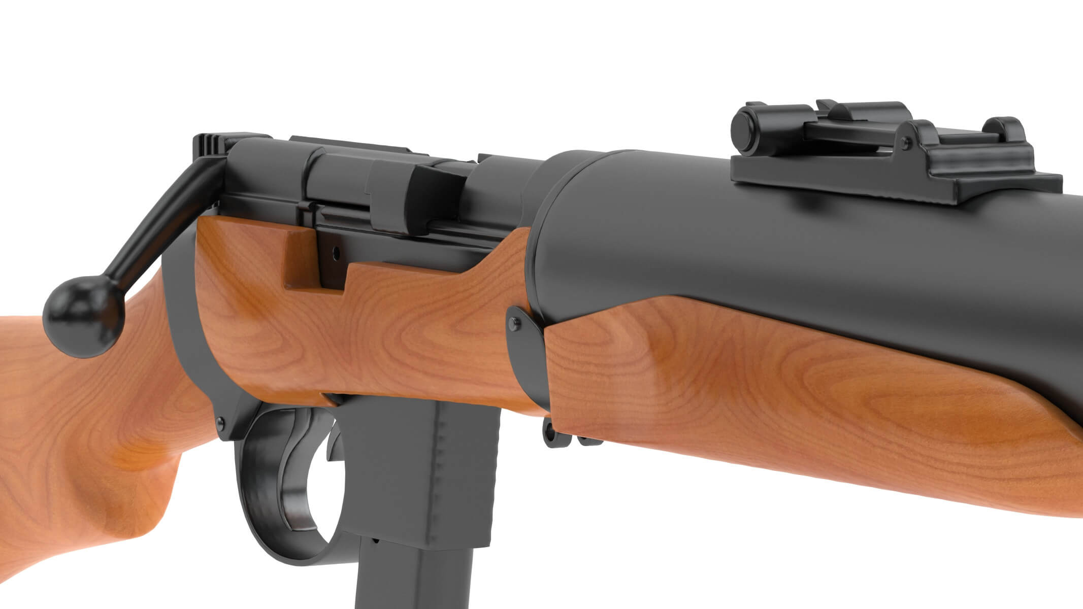 De Lisle Carbine 3D Model by frezzy