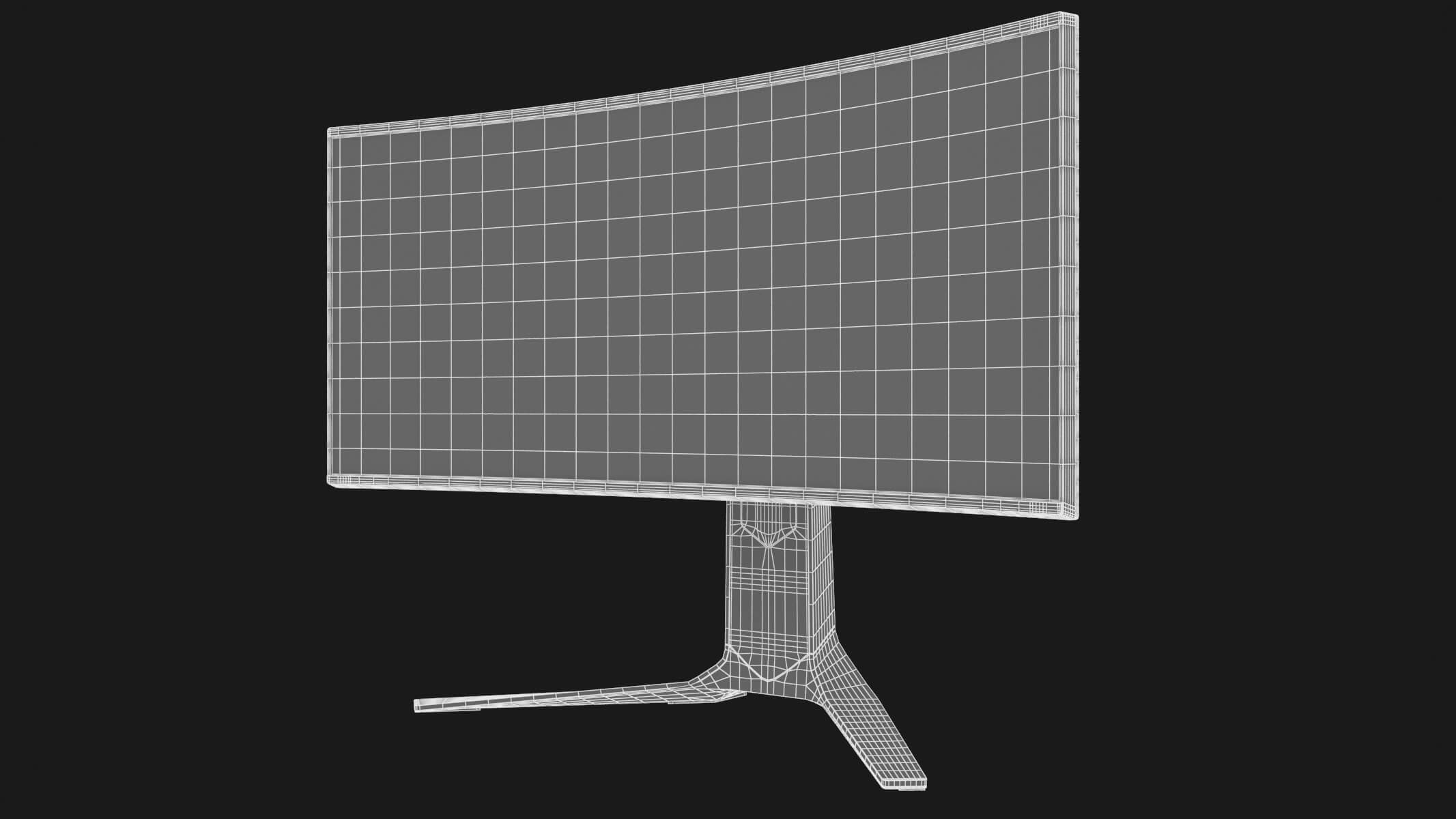 Dell Reveals Alienware 34 Curved Monitor - 3D Model by frezzy
